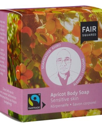 Fair Squared   økologisk Abrikos Body Sæbebar Til Sensitive Hud