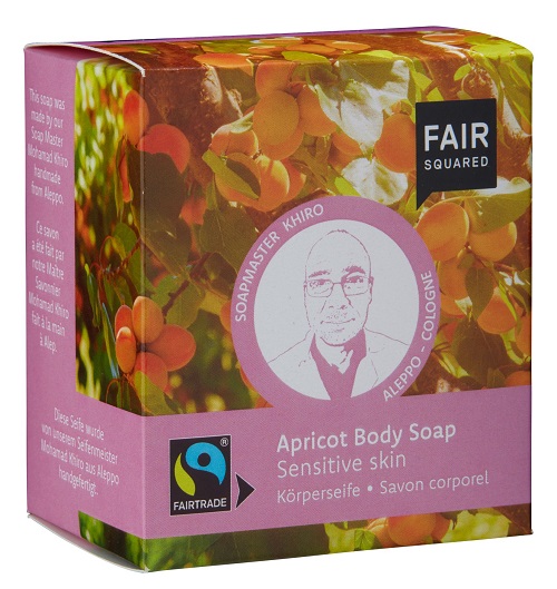 Fair Squared økologisk Abrikos Body Sæbebar Til Sensitive Hud