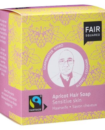 Fair Squared   økologisk Abrikos Shampoobar Til Sensitiv Hovedbund