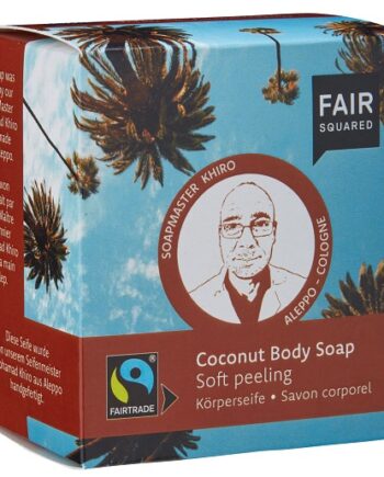 Fair Squared   økologisk Body Peeling Sæbebar