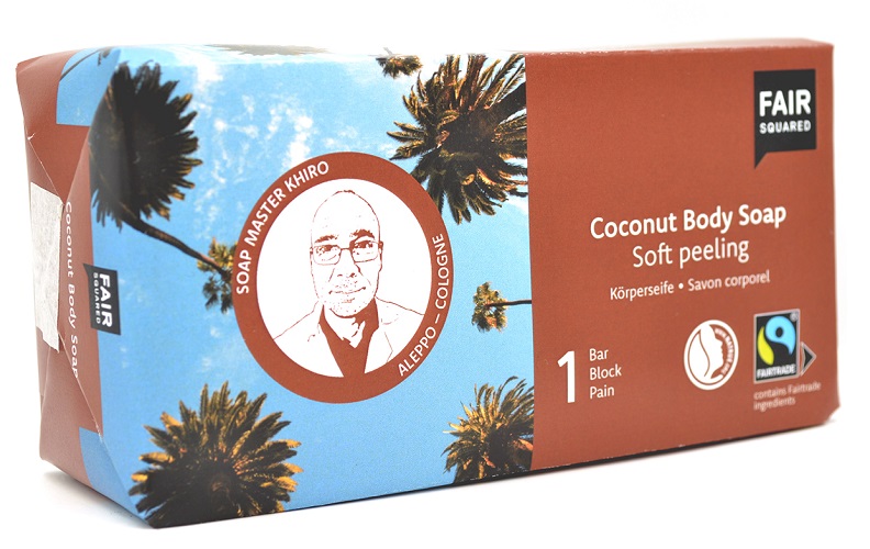 Fair Squared Storkøb 450g økologisk Body Peeling Sæbebar