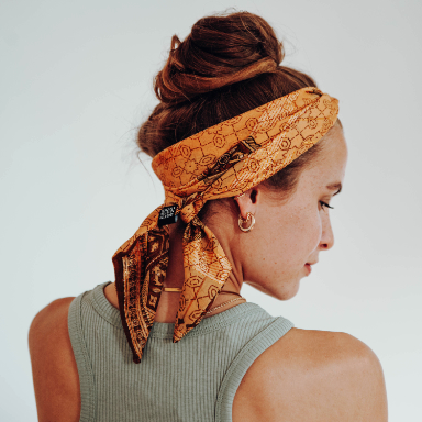 Fair Squared Upcycling Hårbånd Vintage Sari
