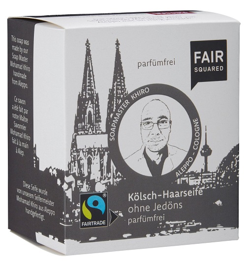 Fair Squared økologisk øl Sæbebar Til Skaldede Hoveder