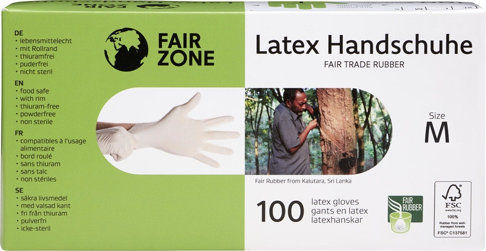 Fair Zone Latex Handsker Str M