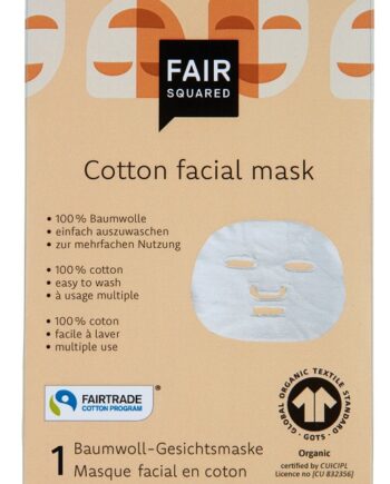 Fair Squared   Genanvendelige økologisk Sheet Mask   Zero Waste