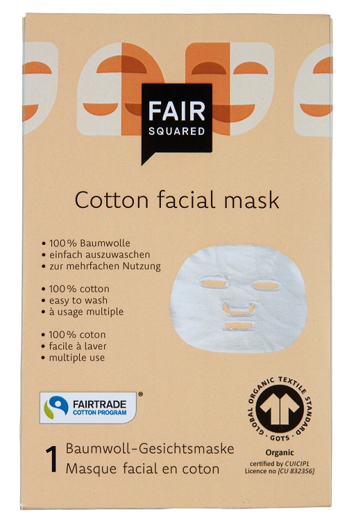 Fair Squared Genanvendelige økologisk Sheet Mask Zero Waste