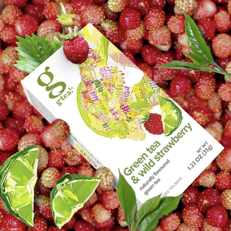 G Tea Green Tea Wild Strawberry