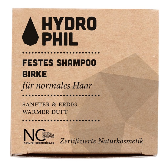 Hydrophil økologisk Shampoobar Til Normalt Hår Birke