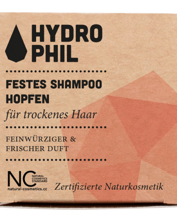 Hydrophil  økologisk Shampoobar Til Tørt Hår   Hopfen