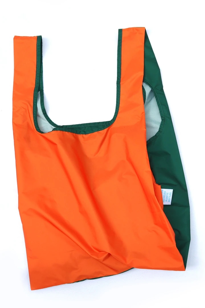 Kind Bag Bicolour Orange Green Indkøbspose I Medium