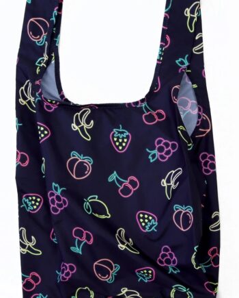 Kind Bag   Neon Fruits Indkøbspose I Medium