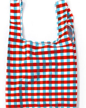 Kind Bag   Tricolour Gingham Indkøbspose I Medium