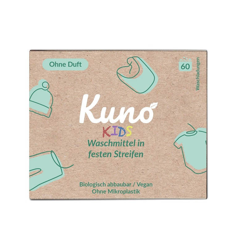 Kuno Vaskemiddel I Ark 60 Stk Parfumefri