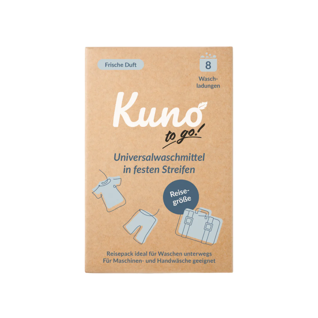 Kuno Vaskemiddel I Ark Universal Med Duft 8 Stk To Go