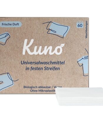 Kuno   Vaskemiddel I Ark 60 Stk    Universal Med Duft