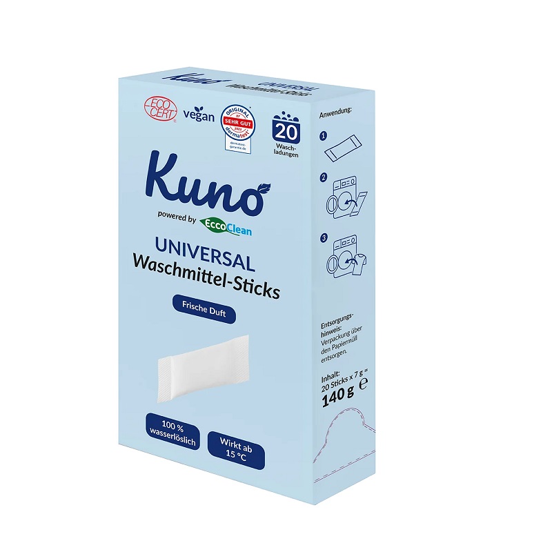 Kuno Vaskemiddel I Sticks 20 Stk Universal Med Duft