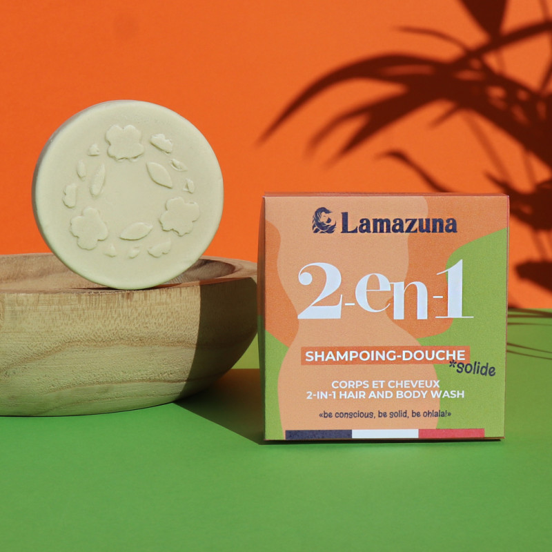 Lamazuna 2 In 1 Shampoo Body Wash Sæbebar