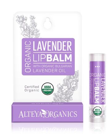 Alteya Organics   Lavender Lip Balm