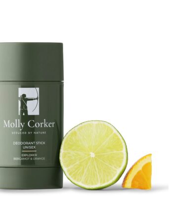 Molly Corker   Natural Deodorant Stick   Bergamot   Orange   Explorer