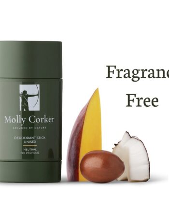 Molly Corker   Natural Deodorant Stick   Fragrance Free