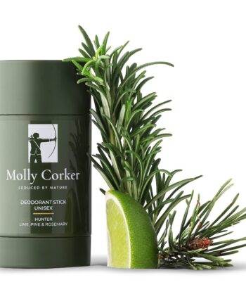 Molly Corker   Natural Deodorant Stick   Lime   Pine   Rosemary   Hunter