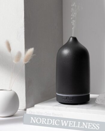 Nordic Wellness   Keramisk Aroma Diffuser   Black