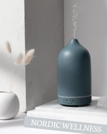 Nordic Wellness   Keramisk Aroma Diffuser   Ocean Blue