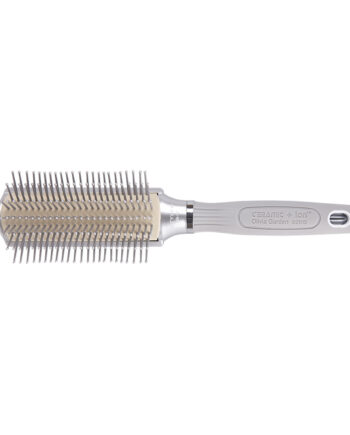 Olivia Garden    Silver Rectangular Expert Care Hairbrush   Styling