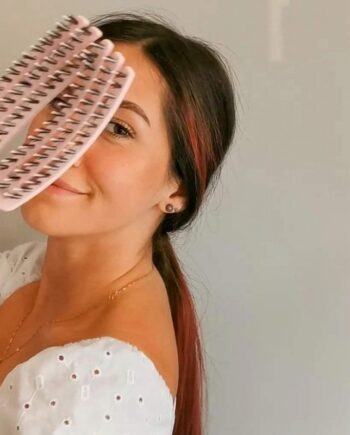 Olivia Garden    Fingerbrush Combo Pastel Pink   Medium