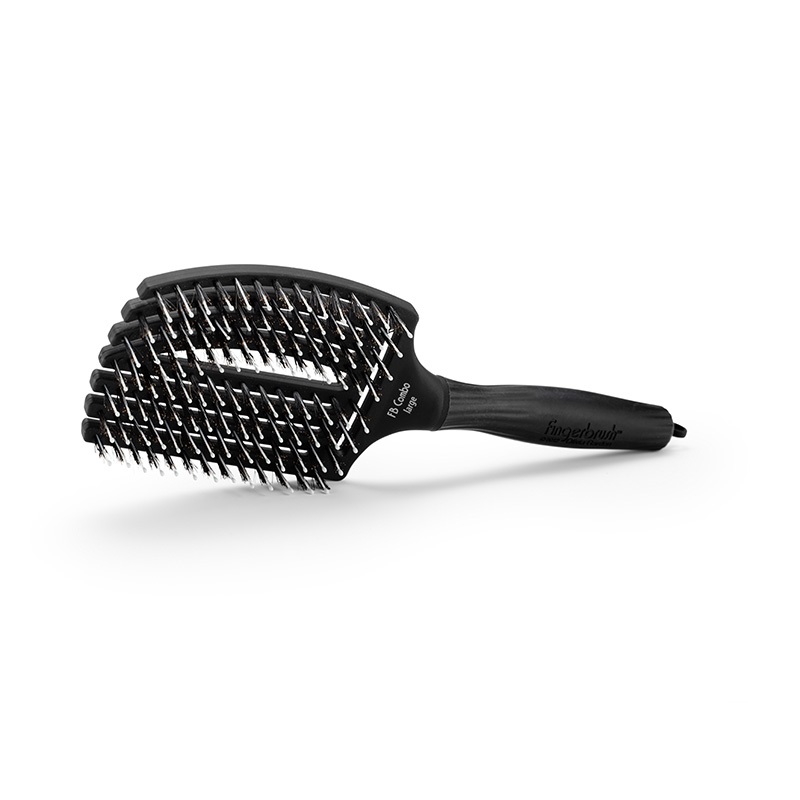 Olivia Garden Fingerbrush Combo Black Large