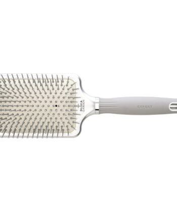 Olivia Garden    Silver Rectangular Expert Care Hairbrush   Large