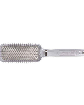 Olivia Garden    Silver Rectangular Expert Care Hairbrush   Small