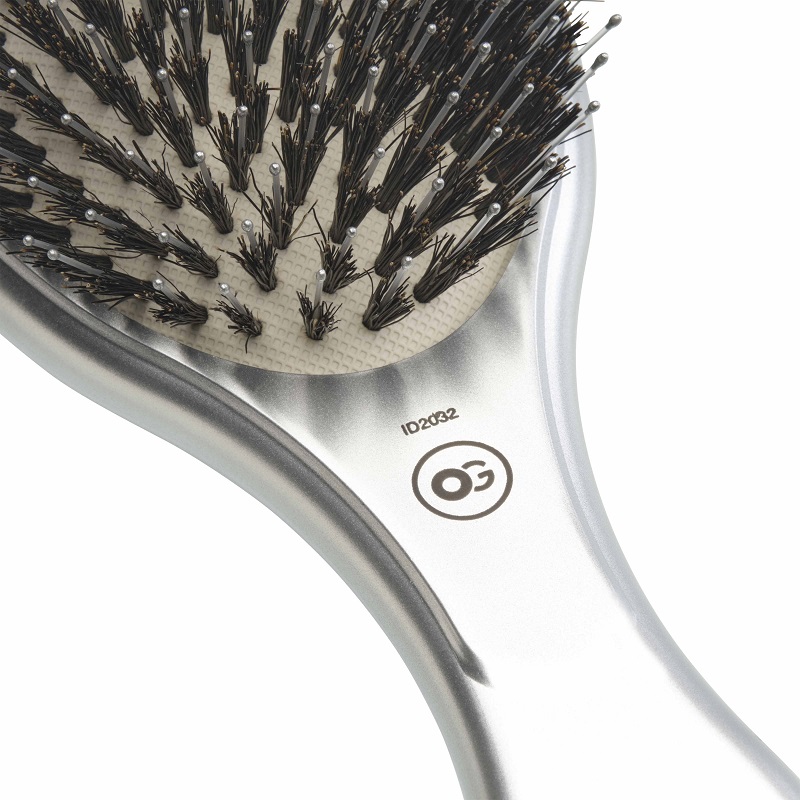 Olivia Garden Oval Supreme Ceramic Ion Large Silver