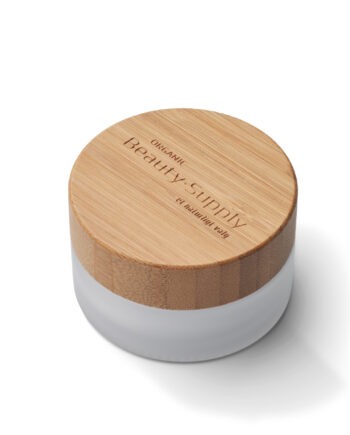 Organic Beauty Supply   Diy Matteret Kosmetik Krukke Med Bambuslåg 30ml