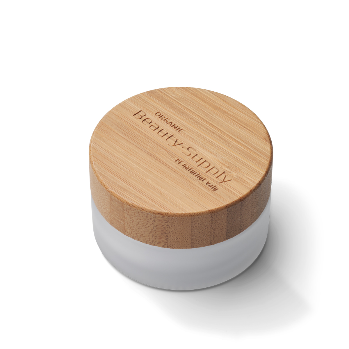 Organic Beauty Supply Diy Matteret Kosmetik Krukke Med Bambuslåg 30ml