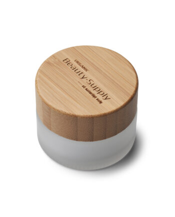 Organic Beauty Supply   Diy Matteret Kosmetik Krukke Med Bambuslåg 20ml