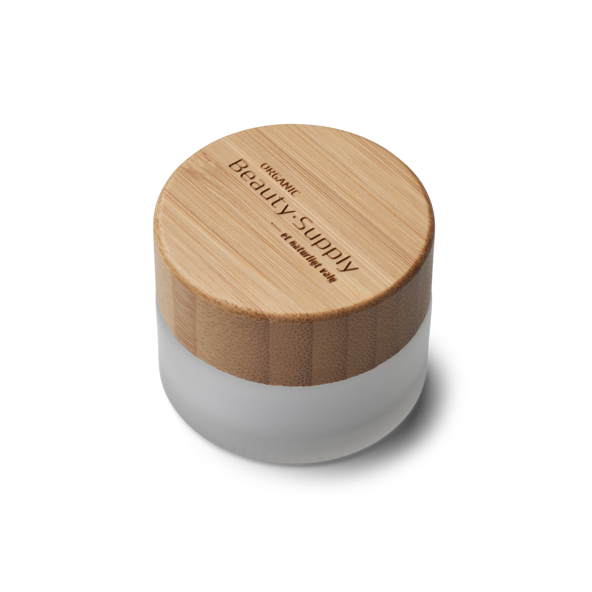 Organic Beauty Supply Diy Matteret Kosmetik Krukke Med Bambuslåg 20ml