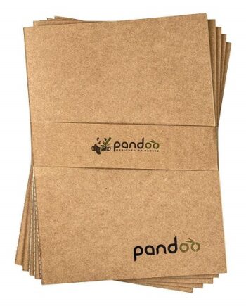 Pandoo   Bambus Notesbøger A4   5 Pak