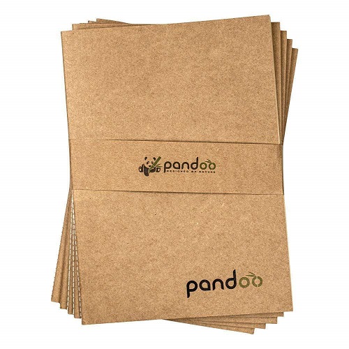 Pandoo Bambus Notesbøger A4 5 Pak