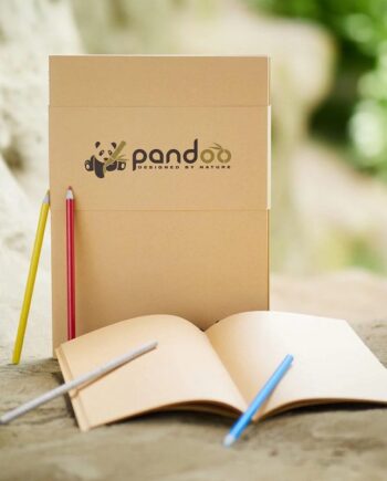 Pandoo   Bambus Notesbøger A5   5 Pak