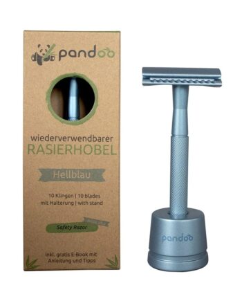Pandoo   Barberskraber I Blå Metal