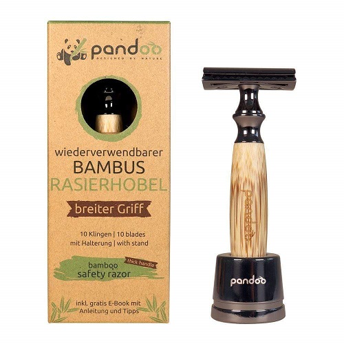Pandoo Barberskraber Med Kraftigt Bambus Skaft