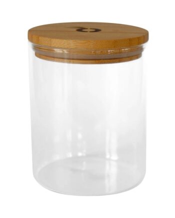 Pandoo   Opbevarings Glas Med Bambuslåg 800 Ml