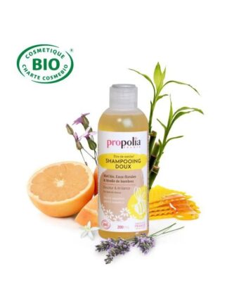 Propolia    økologisk Mild Shampoo Med Honning  Kokos   Bambusekstrakt