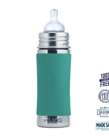 Pura    Kiki Baby Sutteflaske 3  Mdr  Moss 325ml   Medium Flow