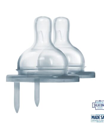 Pura    Kiki Baby Silikone Flaskesutter 3  Mdr  2 Pak   Medium Flow