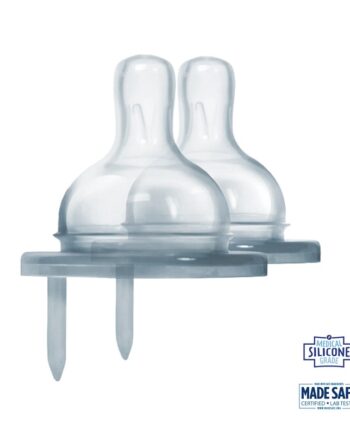 Pura    Kiki Baby Silikone Flaskesutter 6  Mdr  2 Pak   Y Fast Flow