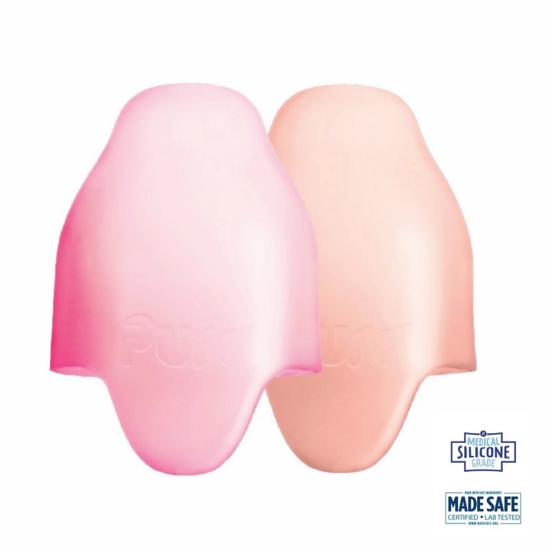 Pura Kiki Baby Sutteflaske Silikone Cover Pink Peach