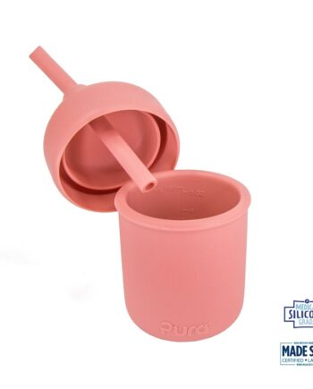 Pura    My My Straw Cup   Rosa