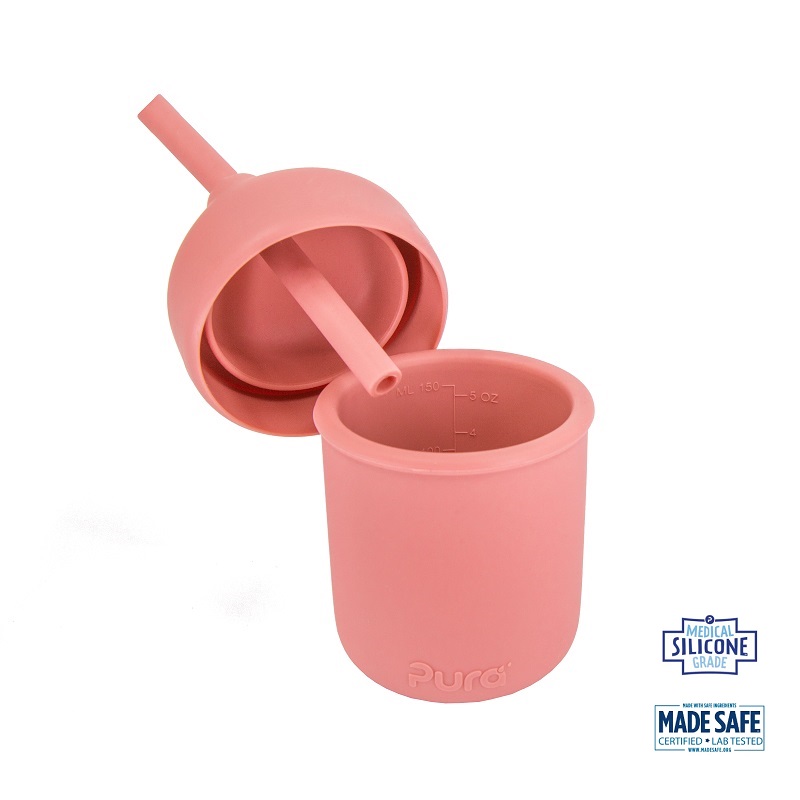 Pura My My Straw Cup Rosa